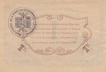 France 1 Franc - Honfleur and Caen Chamber of Commerce - 1915 - Serial 0.02