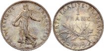 France 1 Franc - Semeuse - 1915 - Silver