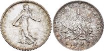 France 1 Franc - Semeuse - 1915 - Silver