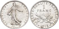 France 1 Franc - Semeuse - 1918 - Argent