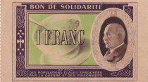 France 1 Franc Bon de Solidarité Pétain - Bol de Soupe 1941-1942