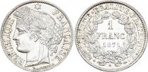 France 1 Franc Ceres - III e Republic -1871 A Paris