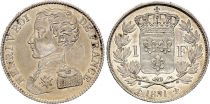 France 1 Franc Henri V - 1831 - Silver