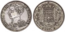 France 1 Franc Henri V Prétendant - 1831 - Argent