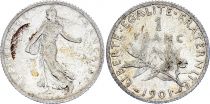 France 1 Franc Semeuse - 1901 - Argent