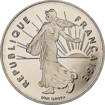 France 1 franc Sower - 1991 - Proof