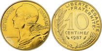 France 10 Centimes Marianne - 1987 issu de coffret