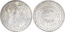 France 10 Euros - Champagne-Ardenne - 2012 - Argent