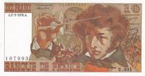 France 10 Francs - Berlioz - 02-03-1978 - Serial U.301 - P.150