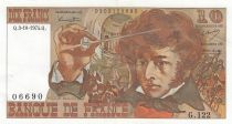 France 10 Francs - Berlioz - 03-10-1974 - Serial G.122