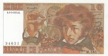 France 10 Francs - Berlioz - 06-03-1975 - Serial M.161