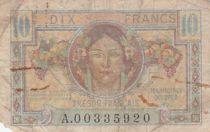 France 10 Francs - French Treasury - 1947 - Serial A