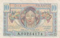 France 10 Francs - French Treasury - 1947 - Serial A