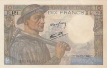 France 10 Francs - Mineur - 19-12-1946 - Série R.121