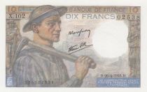 France 10 Francs - Mineur - 26-04-1945 - Série X.102