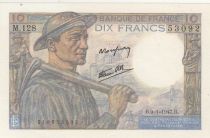 France 10 Francs - Minor - 09-01-1947 - Serial M.128