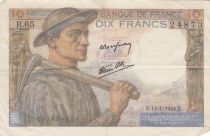 France 10 Francs - Minor - 13-01-1944 - Serial R.65