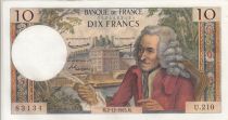 France 10 Francs - Voltaire - 02-12-1965 - Serial U.210