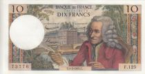 France 10 Francs - Voltaire - 04-02-1965 - Serial F.125