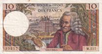 France 10 Francs - Voltaire - 06-01-1966 - Serial M.217 - P.147