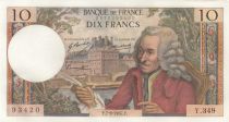 France 10 Francs - Voltaire - 07-09-1967 - Serial Y.349