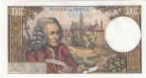 France 10 Francs - Voltaire - 07-10-1965 - Serial E.176