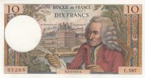 France 10 Francs - Voltaire - 08-05-1970 - Serial C.587