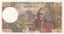 France 10 Francs - Voltaire - 08-05-1970 - Serial T.588