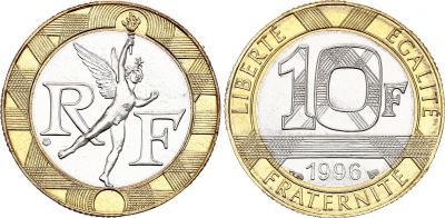 France 10 Francs Gnie - 1996