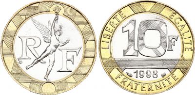 France 10 Francs Gnie - 1998