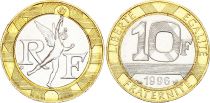 France 10 Francs Genius - 1996 - Bimetal