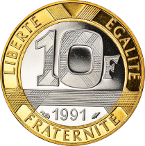 France 10 francs Genius of the Bastille - 1991 - Proof