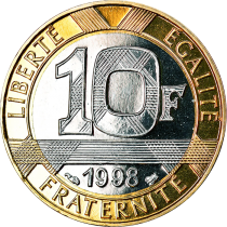 France 10 francs Genius of the Bastille - 1998 - Proof