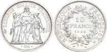 France 10 Francs Hercules -1968 Silver