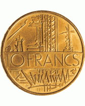 France 10 Francs Mathieu FRANCE 1977 (SUP)