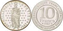 France 10 Francs Millennium of the Capetian dynasty - (987-1987) - BU