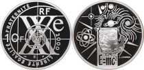 France 10 Francs The Century of Physics - 2000 - Silver - Without box and with certificate - Proof