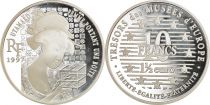 France 10 Francs Treasures of the Museums of Europe: Utamaro - 1997 - Silver - With box and certificate - Proof