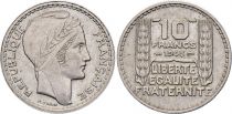 France 10 Francs Turin - 1945 - RAMEAUX COURTS