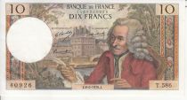 France 10 Francs Voltaire - 08-05-1970 Serial T.586