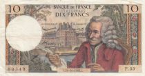 France 10 Francs Voltaire - 10-10-1963 - Serial P.33