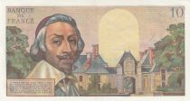 France 10 New Francs - Richelieu - 07-12-1961 - Serial X.189