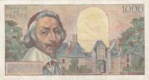 France 10 NF sur 1000 Francs, Richelieu - 07-03-1957 Serial V.332