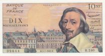 France 10 Nouveaux Francs - Richelieu - 05-07-1962 - Serial R.240