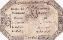 France 10 Sols - Indre et Loire - Caisse de Confiance du département - 1792