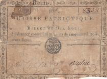 France 10 Sols - Marne - Patriotic fund of Reims - 02-07-1791