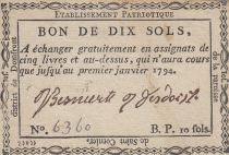 France 10 sols - Orne - Etablissement patriotique Saint Cornier - 1794