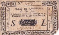 France 10 Sous - Hautes-Alpes - Saint Laurent Ducros - 1792