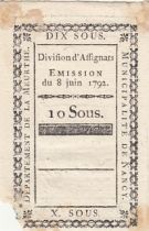 France 10 sous - Meurthe - Nancy - 1792