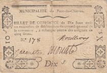 France 10 sous - Puy de dôme - Municipality of Pont du château - 1792